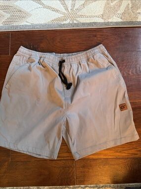 Grey Men’s Athletic Shorts - Elastic Waist Performance